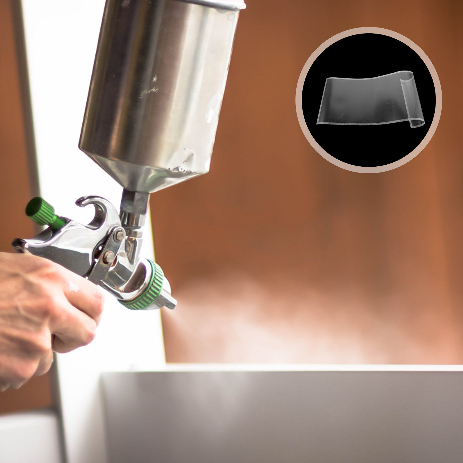 Sandblaster Cabinet - 10 pièces de films protecteurs adhésifs