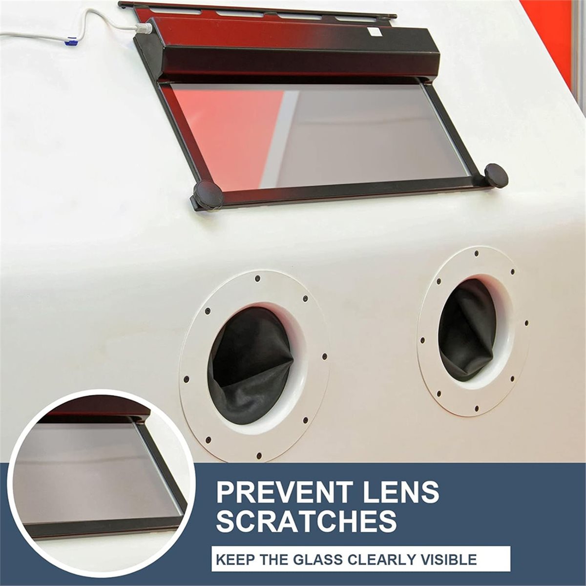 Sandblaster Cabinet - Film de protection en polyester pour