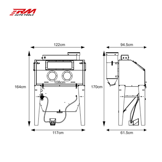 Machine de sablage électrique  - Sandblaster Cabinet avis et prix